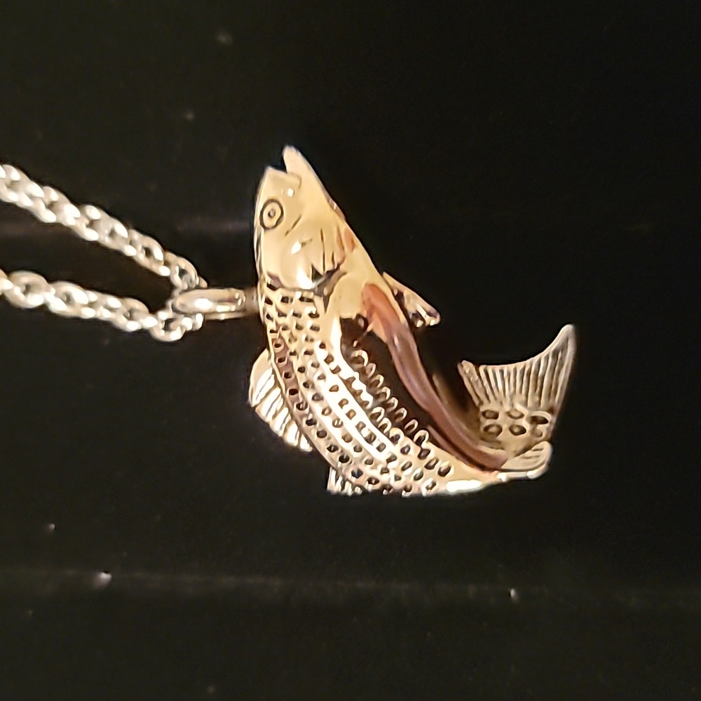 SHEIL -FISH URN NECKLACE KEEPSAKE MEMORIAL